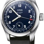 oris herrklocka 01 403 7776 4065-07 5 19 11 big crown blå/läder