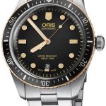 oris herrklocka 01 733 7707 4354-07 8 20 18 divers svart/stål ø40 mm