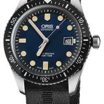 oris herrklocka 01 733 7720 4055-07 5 21 26fc diving blå/stål ø42
