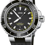 oris herrklocka 01 733 7755 4154-set rs diving svart/gummi ø45.8 mm