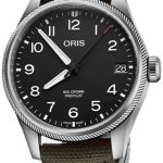 oris herrklocka 01 751 7761 4164-07 3 20 03lc aviation svart/läder