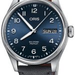 oris herrklocka 01 752 7760 4065-07 3 22 05lc big crown blå/textil
