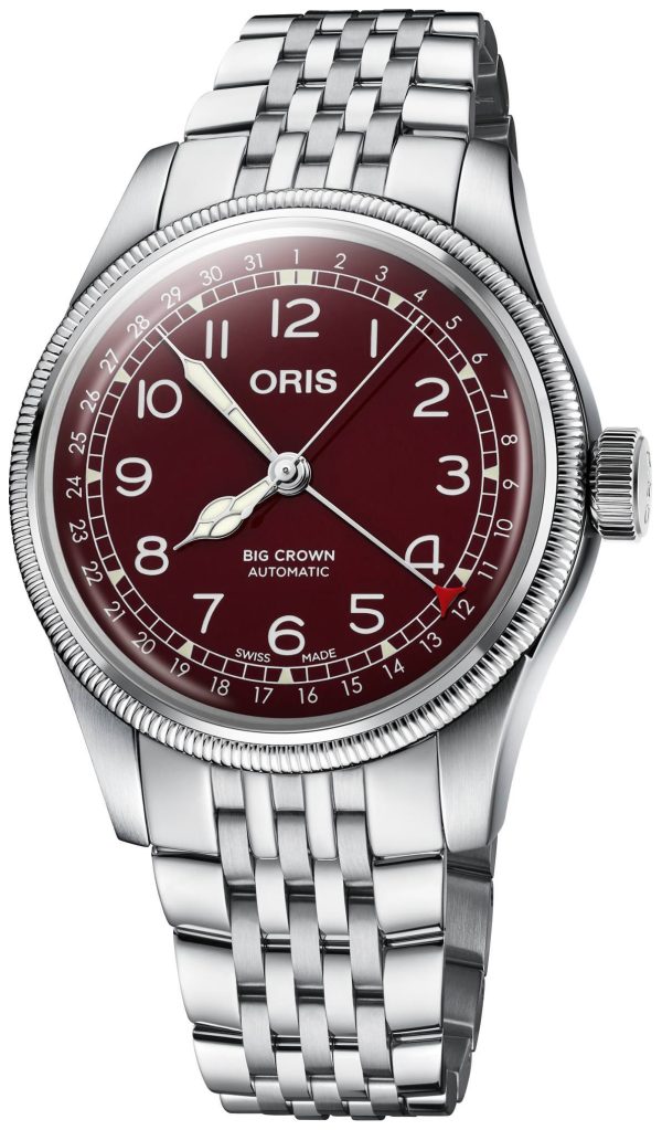 oris herrklocka 01 754 7741 4068-07 8 20 22 big crown röd/stål ø40