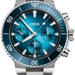 oris herrklocka 01 771 7793 4155-07 8 23 01peb aquis blå/stål