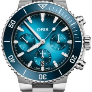 Oris Herrklocka 01 771 7793 4155-07 8 23 01PEB Aquis Blå/Stål