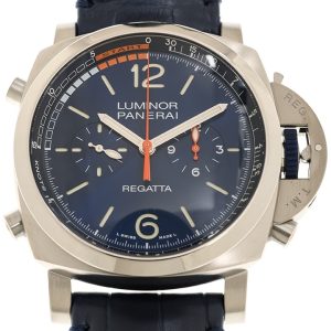 Panerai Herrklocka PAM01216 Luminor Blå/Läder Ø47 mm