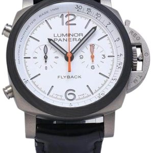 Panerai Herrklocka PAM01297 Luminor Vit/Läder Ø44 mm