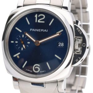 Panerai PAM01123 Luminor Blå/Stål Ø38 mm