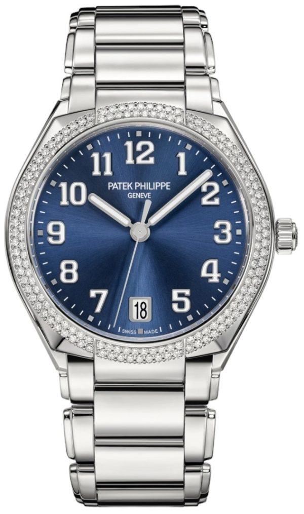 patek philippe damklocka 7300/1200a/001 twenty-4 blå/stål ø36 mm