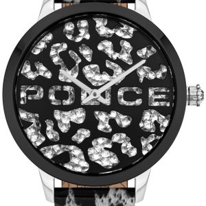 Police Damklocka PL16028MSTB.02 Bagan Flerfärgad/Läder Ø36 mm