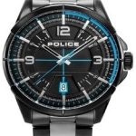 police herrklocka pewjh2007040 svart/stål ø48 mm