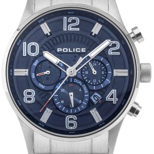 Police Herrklocka PEWJK2203101 Urban Rebel Blå/Stål Ø45 mm