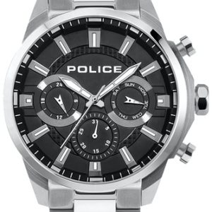 Police Herrklocka PEWJK2204201 Classic Svart/Stål Ø46 mm