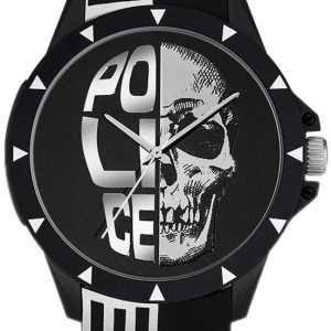 Police Herrklocka PEWUM2119562 Sketch Svart/Gummi Ø40 mm