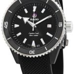 rado herrklocka r32129158 captain cook svart/gummi ø43 mm