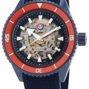 Rado Herrklocka R32152209 Captain Cook Skelettskuren/Gummi Ø43 mm