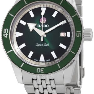 Rado Herrklocka R32505318 Captain Cook Grön/Stål Ø42 mm