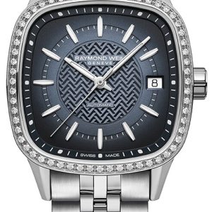 Raymond Weil Damklocka 2490-STS-50051 Freelancer Blå/Stål 34.5x34.5