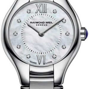 Raymond Weil Damklocka 5124-ST-00985 Noemia Vit/Stål Ø24 mm