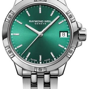 Raymond Weil Damklocka 5960-ST-52051 Tango Grön/Stål Ø30 mm