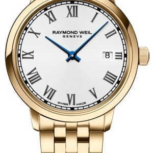 Raymond Weil Damklocka 5985-P-00359 Toccata Vit/Gulguldtonat stål