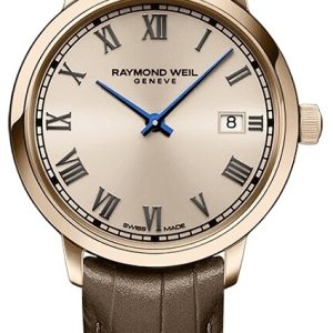 Raymond Weil Damklocka 5985-PC5-00859 Toccata Roséguldstonad/Läder