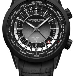 Raymond Weil Herrklocka 2765-BKC-20001 Freelancer Svart/Läder Ø40.5