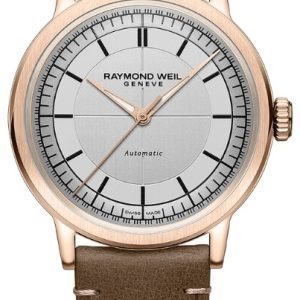 Raymond Weil Herrklocka 2925-PC5-65001 Millesime Silverfärgad/Läder