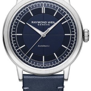 Raymond Weil Herrklocka 2925-STC-50001 Millesime Blå/Läder Ø39.5 mm