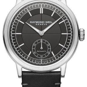 Raymond Weil Herrklocka 2930-STC-60001 Millesime Grå/Läder Ø39.5 mm