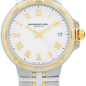 Raymond Weil Herrklocka 5580-STP-00308 Parsifal Vit/Gulguldtonat