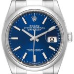 rolex damklocka 126200-0006 datejust 36 blå/stål ø36 mm