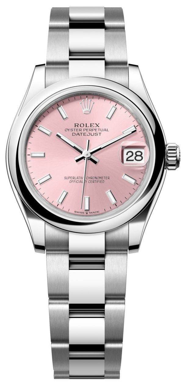 rolex damklocka 278240-0007 datejust 31 rosa/stål ø31 mm