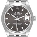 rolex damklocka 278240-0010 datejust 31 grå/stål ø31 mm