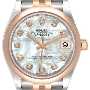 Rolex Damklocka 278241-0026 Datejust 31 Vit/Stål Ø31 mm