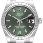 rolex damklocka 278274-0017 datejust 31 grön/stål ø31 mm