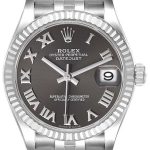 rolex damklocka 278274-0022 datejust 31 grå/stål ø31 mm