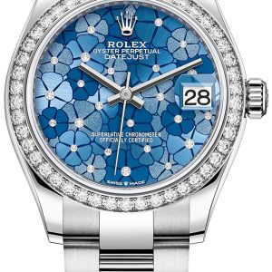 Rolex Damklocka 278384RBR-0039 Datejust 31 Blå/Stål Ø31 mm