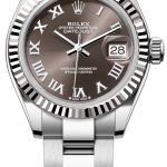 rolex damklocka 279174-0014 lady-datejust 28 grå/stål ø28 mm