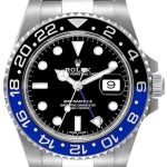 rolex herrklocka 116710blnr-0002 gmt-master ii batman svart/stål