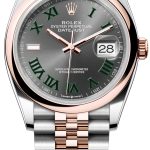 rolex herrklocka 126201-0029 datejust 36 grå/stål ø36 mm