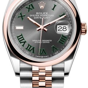 Rolex Herrklocka 126201-0029 Datejust 36 Grå/Stål Ø36 mm
