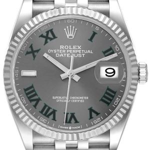Rolex Herrklocka 126234-0045 Datejust 36 Grå/Stål Ø36 mm
