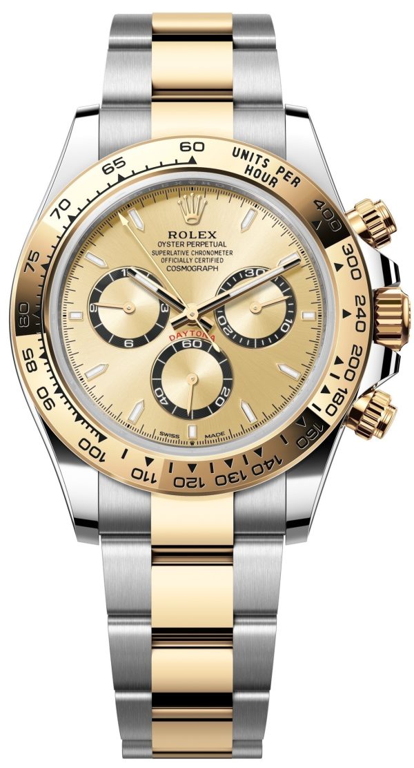 rolex herrklocka 126503-0004 cosmograph daytona guldtonad/stål ø40