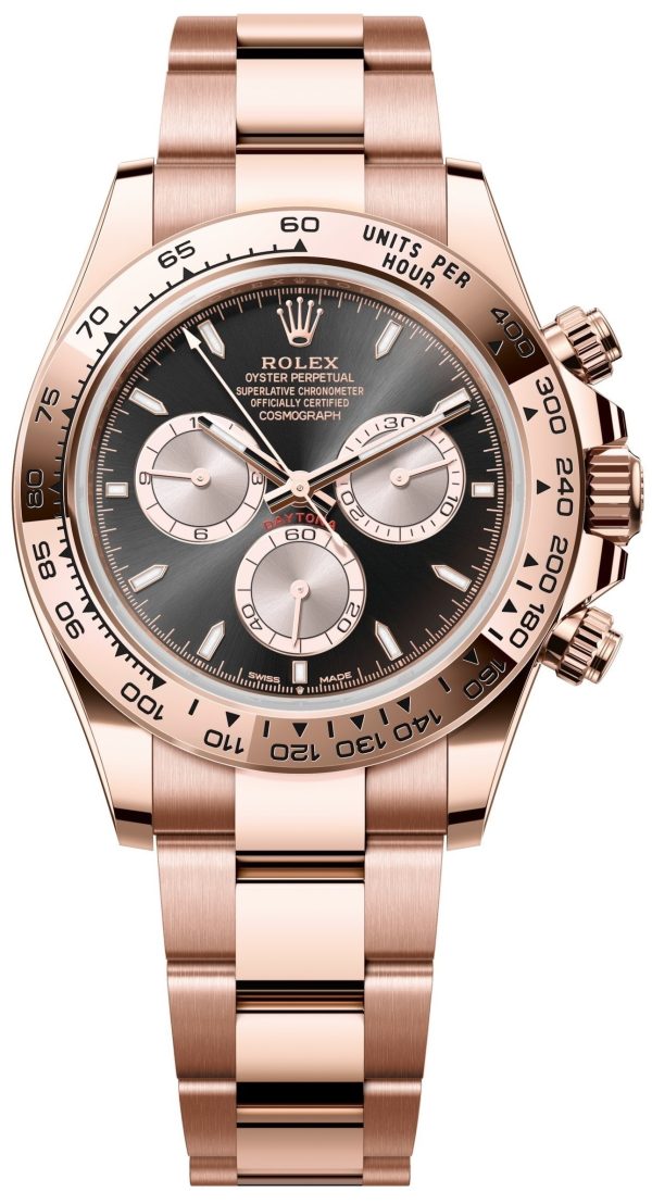 rolex herrklocka 126505-0001 cosmograph daytona svart/18 karat
