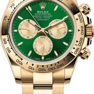 Rolex Herrklocka 126508-0008 Cosmograph Daytona Grön/18 karat gult