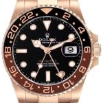 rolex herrklocka 126715chnr-0001 gmt-master ii root beer svart/18