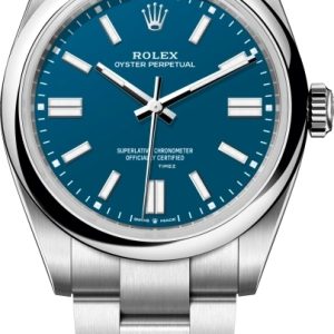 Rolex Herrklocka 134300-0009 Oyster Perpetual 41 Blå/Stål Ø41 mm