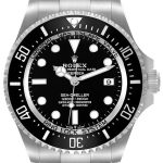 rolex herrklocka 136660-0004 deep sea svart/stål ø44 mm