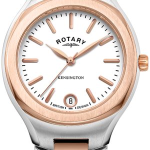 Rotary Damklocka LB05106/02 Kensington Vit/Roséguldstonat stål Ø32